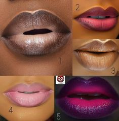 Makeup for black women Ombre Lipstick, Makeup 101, Ombre Lips, Dark Skin Makeup, Makeup For Black Women, Beautiful Lips, Your Lips, Flawless Makeup, Lip Stain