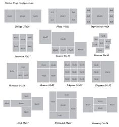 a bunch of different layouts are shown in this image