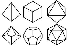 different shapes and sizes of polygonics to be used in the classroom or school