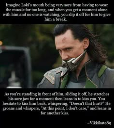 loki is talking on the phone with an interesting quote