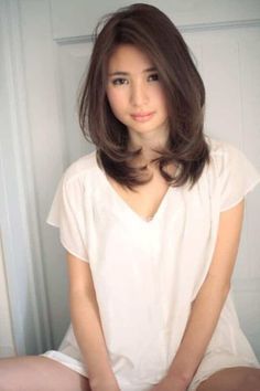 Medium Layered Haircuts, Medium Length Hair With Layers, Shoulder Length Hair Cuts, Prom Hairstyles, Asian Hair, Hairstyles Ideas