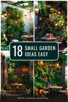 small garden ideas that are easy to grow