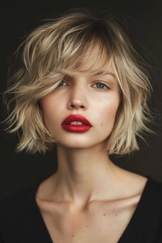 24 Old Money Bob Hairstyles For A Sophisticated Look - Pinch Of Glam Bob Fringe Hairstyles, Short Blonde Hair With Bangs Bob, Blonde Hair Bob With Bangs, Artsy Haircuts For Women, Blonde Bobs With Bangs, Fringe Balayage, Blond Short Bob, Taylor Swift Bob Haircut, 60s Style Bob Hair