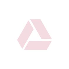 a pink and white logo with the letter d