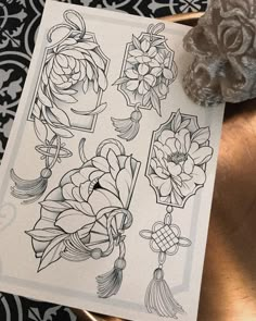 an image of some tattoos on a table