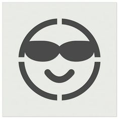 a black and white photo with sunglasses on top of the logo for an eyewear store