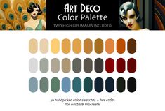 the color palette for art deco