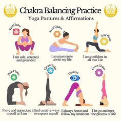 yoga poses and affirmations for chakra balancing practice