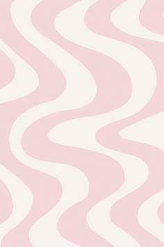 an abstract pink and white background with wavy lines