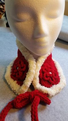 "RED Hand Knit scarf /neck warmer/ Ear Warmer Made with acrylic yarn. The scarf is very cute warm and nice Small/ Medium length: 17\" ~ 18\" (stretch up to 20\") width : 4.25\" Machine or hand wash in cold, lay flat to dry." Hand Knit Scarf, Scarf Neck, Ear Warmer, Neck Scarf, Ear Warmers, Crochet Accessories, Neck Scarves, Neck Warmer, Knit Scarf