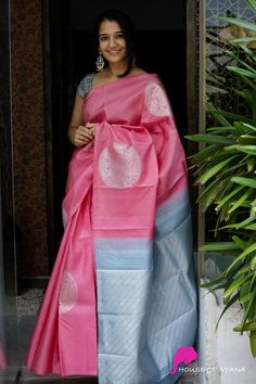 Bengali Sari, Saree Colours, Silk Sarees Bridal, Nalli Silk Sarees, Silk Saree Blouse Designs Patterns, Sarees Banarasi, Latest Silk Sarees, Dress Saree, Kora Silk Sarees