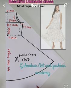 the sewing pattern for this dress is very easy to sew