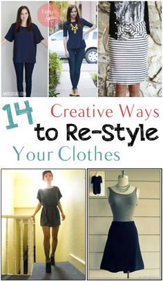 I love clothes! And it seems like I always want more. But I’ve been trying to be more economical and ecofriendly with my clothes cravings lately, and I’ve found there are some awesome ideas on how to restyle your clothes! I’ve compiled some of my favorite re-styling ideas from around the web–take a look! Repurposed Clothing, Clothes Hooks, Large Clothes, Altering Clothes, Recycle Clothes, Great Design