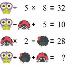 an owl and ladybug addition game with the same number as two owls, one is