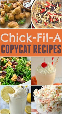 chicken - fila copycat recipe collage with text overlay