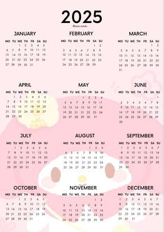 cute my melody sanrio aesthetic 2025 calendar made by me ♡ #sanrio #2025 #calendar #mymelody 2025 Calendar Cute, 2025 Calendar Aesthetic, My Melody Calendar, My Melody Things, Calendario Aesthetic, Aesthetic 2025, My Melody Cute, Cute My Melody, Vision Board Themes