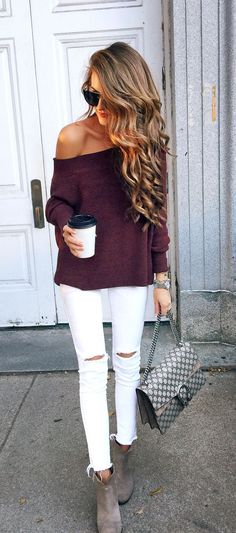 this website has tons of fall outfit ideas Popular Fall Outfits, Black And White Outfit, Vans Outfit, Chique Outfits, Outfits 2017, Legging Outfits, Outfit Trends, Thanksgiving Outfit, It's Cold