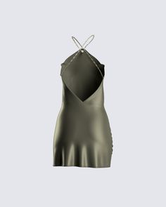 This olive green mini is serving major luxe vibes 💚 Elevate your style with this satin stunner complete with gold chain straps - the perfect look for showing up and showing out 😍 Chic Gold Slip Dress For Evening, Gold Satin Dress For Summer Night Out, Elegant Gold Dress With Chain Strap, Elegant Gold Mini Dress For Date Night, Chic Gold Satin Dress For Evening, Elegant Gold Satin Dress For Night Out, Chic Gold Satin Dress For Summer, Gold Satin Mini Dress For Formal Occasions, Elegant Gold Mini Dress For Night Out