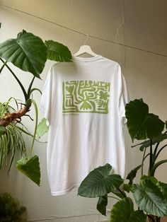 Hint: its in the top right 😉 Artsy Screen Print T-shirt For Streetwear, Minimalist Tshirt Design, T Shirt Text Design, Graphic Print Organic Cotton T-shirt For Streetwear, Organic Cotton Text Print T-shirt For Streetwear, Graphic Surfing T-shirt With Screen Print, Aesthetic Tshirt, Minimal Shirt Design, Art Tshirt