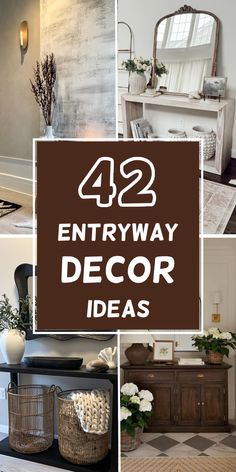 Elevate your home’s first impression with these 42 stunning entryway decor ideas! From modern accents to cozy touches, create a welcoming space that reflects your style. Start decorating now! Entryway Ideas, Well Decor, Going Natural, Modern Accents, First Impression, Entryway Decor, Entryway, Decor Ideas