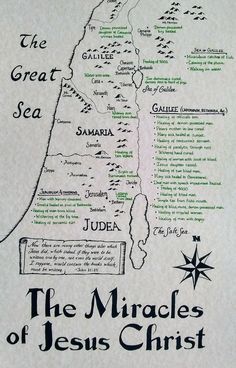 an old map with the names of jesus christ