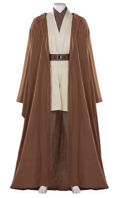 PRICES MAY VARY. Obi Wan Kenobi Costume Adult Men Obi Wan Hooded Robe Tunic Uniform Jedi Pants Halloween Full Set. Materials: Obi Wan Costume is Made with a blend of polyester, PU leather, and spandex. It is well made and comfortable to wear. Package Includes: Obi Wan Kenobi outfits Full set as the picture shows.(No Shoes). Design inspiration: From popular Us movie,the resulting Obi Wan Kenobi cosplay costume highly restore the characters in the movie. jedi costume complete with accessories, it Obi Wan Kenobi Costume, Jedi Robe, Ben Kenobi, Jedi Costume, Star Wars Obi Wan, Halloween Party Outfits, Hooded Robe, Jedi Master, Hooded Cloak