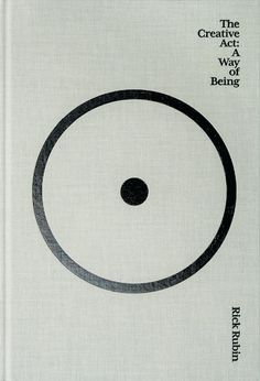 the creative way of being book cover with black and white circles on top of it