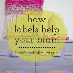 WHY does being organized help your life? It’s a time saver, makes life easier, looks good, but HOW? Let’s find out and get labeling!!!#themessypolkadot #organization Notes Project, Tidy Up, Organization Help