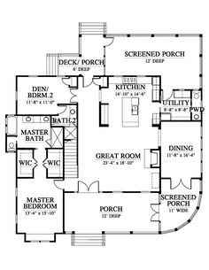 the first floor plan for this house