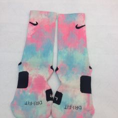 Custom Nike Elite Socks "Razzle Dazzle" · Sock Insanity · Online Store Powered by Storenvy Dri Fit Socks, Outfit Nike, Tie Dye Socks, Discount Nikes