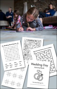 Kid Activities For Wedding, Wedding Kids Coloring Pages, Kids Games Wedding, Ideas For Kids At Weddings, Wedding Scavenger Hunt For Kids, Kids Activities For Wedding, Activities For Kids At Weddings, Wedding Activity Packs For Kids, Wedding Children Activities