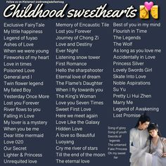 a poster with the words childhood sweethearts on it