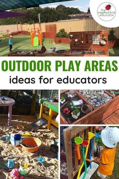 outdoor play areas are great for small children