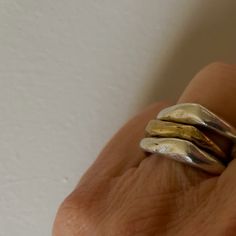 Alchemist Stacking Rings Combination 2 – Chikahisa Studio Lost Wax Ring, Wax Cast Rings, Wax Ring Carving Ideas, Rings Combination, Lost Wax Casting Rings, Wax Carved Ring, Wax Casting Jewelry, Lost Wax Casting Jewelry, Pure Satisfaction