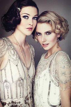 Looking forward to trying a 1920s inspired hairstyle for 'The Gatsby Spring Soirée' - Saturday August 24th, Malvern Town Hall. (Melbourne, Australia) tickets: oztix.com.au Look Gatsby, Gatsby Party Dress, Style Année 20, Gatsby Themed Party, Great Gatsby Wedding, Gatsby Style, Look Retro, Gatsby Party, Gatsby Wedding