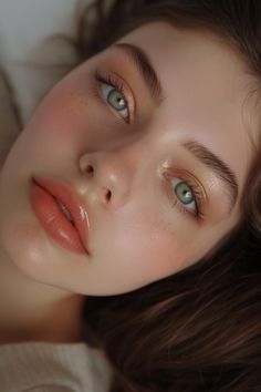 Eye Makeup Inspo Aesthetic, Natural Glowy Makeup Brown Eyes, Leavers Makeup, Autumn Eye Makeup, Warm Makeup Looks, Makeup For Photoshoot, Glowy Summer Makeup, Y2k Makeup Looks, Natural Eye Shadow