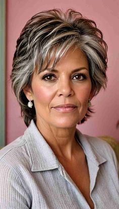 32 Stunning Short Layered Hairstyles For Women Over 60 To Rock Effortlessly! - Glamour Corner Short Choppy Hair For Over 60, Short Haircut For Older Women Over 50, Wavy Short Haircuts For Women, Layered Crop Haircut, Layered Shaggy Bob Hairstyles, Short Layered Hair Medium, Medium Short Layered Haircuts, Short Thick Hair Styles For Women, Short Shag Hairstyles Over 50