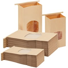 several pieces of cardboard are stacked on top of each other