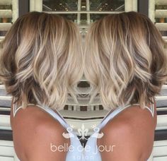 Shoulder Length Bob Haircut, Balayage Blonde, Haircut Styles, Bob Haircuts For Women, Penteado Cabelo Curto, Hair Color And Cut, Hair Envy, Shoulder Length Hair, Hair Color Trends