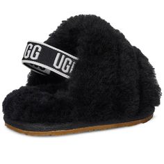 Ugg Fluff Yeah Genuine Shearling Fuzzy Slide Sandal Girls' Newborn Baby 02/03. Perfect Baby Gift For Baby Shower, Gender Reveal Or Welcome Home. Such A Cute Touch For A Little Bundle Of Joy To Make A Fashion Statement. Ugg Slippers For Kids, Ugg Slides Kids, Baby Boy Uggs, Ugg Slippers Baby, Ugg Sandals Fur, Pink Ugg Boots, Ugg Leather Boots, Fluff Yeah Slide, Baby Ugg Boots