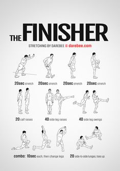 a poster with instructions on how to do the finisher in different poses and positions