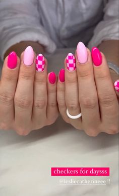 Checkered Nails, Nails Yellow, Red Valentine, Nails 2024, Dipped Nails