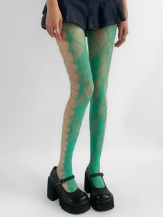 Get ready to turn heads with our 7 colors rosette pattern cut-out design fishnet tights! This eye-catching fishnet tight features a unique rosette pattern and cut-out design, adding a touch of edgy sophistication to any outfit. Available in 7 vibrant colors, this versatile piece is perfect for adding a pop of personality to any look.  Please note that this product includes one pair of tights only. Dragonfly Costume, Unique Tights, Rosette Pattern, Cute Tights, Stocking Tights, Fishnet Tights, Chic Leather, Fashion Tights, Tights Outfit