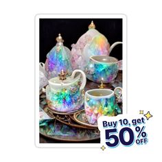 the tea set has been sold for $ 50 off on this item, and it is now