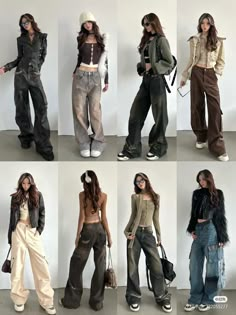 Cool Streetwear, Fashion Top Outfits, Streetwear Fashion Women, Streetwear Y2k, 가을 패션, Korean Street Fashion, Korean Outfits, Casual Style Outfits