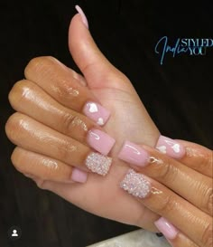 Acrylic Toe Nails, Hard Nails, Baddie Nails, Colored Acrylic Nails, Girly Acrylic Nails, French Tip Acrylic Nails, Her Nails, Work Nails, Short Square Acrylic Nails