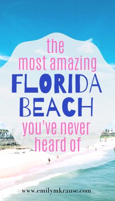 the most amazing florida beach you've never heard of is in pink and blue