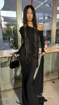 Black Mesh Dress Outfit Street Style, Goth Ethereal Aesthetic, Italian Gothic Aesthetic, Alternative Black Women Aesthetic, Mesh Dress Outfit Street Style, Bohemian Goth Outfits, Vampy Fashion, Witch Vibes Outfit, Clean Goth Aesthetic