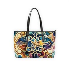 Hey there! Looking for a stylish and functional shoulder bag to carry all your essentials? Look no further than our Abstract Watercolor Pattern Shoulder Bag! Made with high-grade cruelty-free PU leather, this bag is not only fashionable but also durable. The stunning jewel tones of the abstract watercolor pattern make this bag a chic statement piece. You'll love how the colors pop and catch the eye of anyone passing by. Plus, the gold-colored zipper and buckles add a touch of elegance and sophis Artistic Bags With Adjustable Strap For Everyday, Artistic Brown Bags For Everyday Use, Artistic Large Capacity Shoulder Bag For Daily Use, Artistic Satchel Shoulder Bag For Daily Use, Artistic Leather Shoulder Bag For Daily Use, Artistic Brown Bag For Everyday Use, Artistic Shoulder Bag For Daily Use, Artistic Leather Travel Bag, Artistic Black Shoulder Bag For Everyday