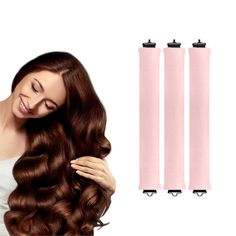 PRICES MAY VARY. 【Comfortable and safety】 The 8-piece velvet overnight blowout rods is handcrafted with a soft velvet material that feels delicate to the touch, and is designed with hooks for secure grip and tight curling, and a heatless curls headband ensures easy use by both beginners and experienced hair stylers. Curly hair does not damage the hair quality】 The traditional heating curling tool will cause damage to hair over time. This heatless curling rod doesn't need to heat the shape, won't Curlers For Long Hair, Hair Overnight, Heatless Curling, Curling Rods, Heatless Hair, Heatless Hair Curlers, Overnight Curls, Heatless Hairstyles, Heatless Curls